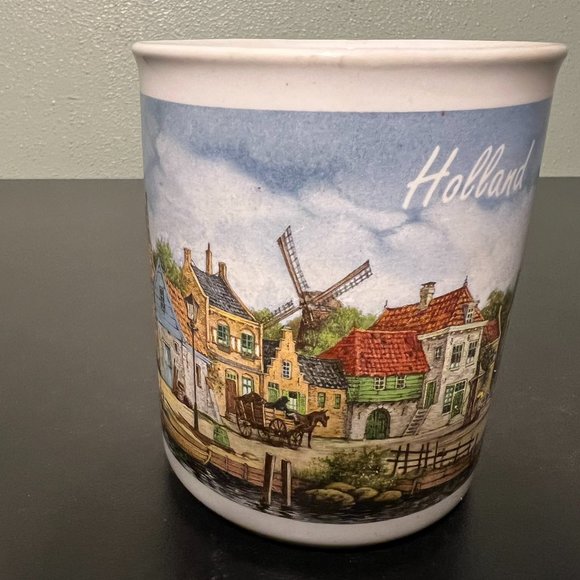 Vintage Royal Schwabap Hand-decorated  Souvenir  Mug 1984 Ter Steege BV Holland - Picture 2 of 7